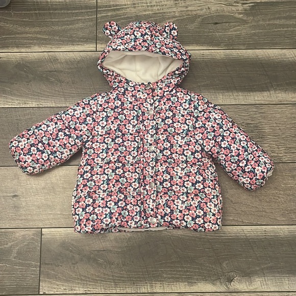 Infant Floral Puffer - Picture 3 of 3
